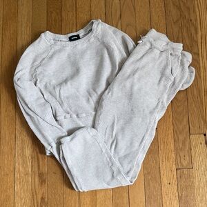 MONROW THERMAL WAFFLE JOGGER SET